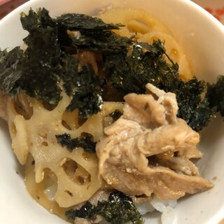 豚肉とれんこんの炒め物